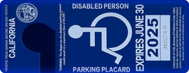 HANDICAP PARKING PERMIT