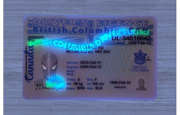 British Columbia IDs (2025 Version)