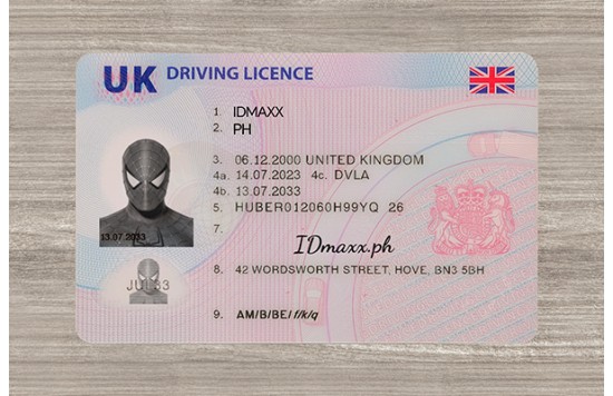 UK scannable card