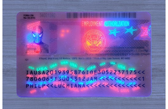 Ead Fake id front side