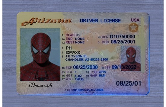 Arizona Fake id front side