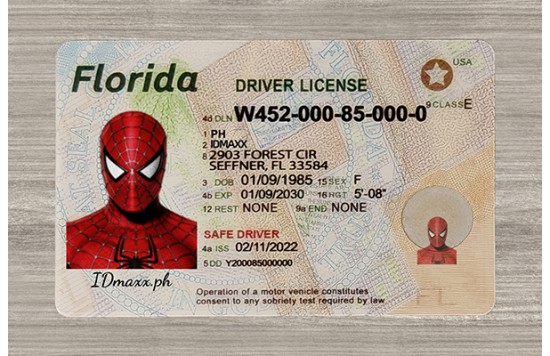 Florida Fake id front side
