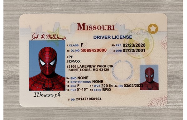 Missouri Dirvers Licence