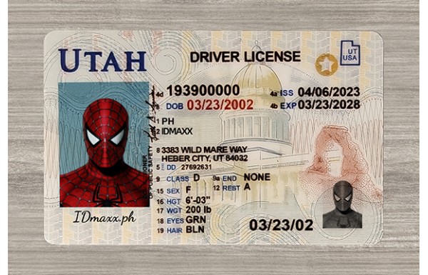 Utah Dirvers Licence