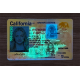 California Fake id front side