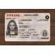 Indiana Fake id front side