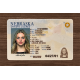 Nebraska Fake id front side
