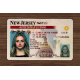 New Jersey Fake id front side