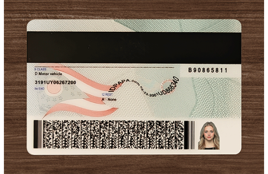 Ohio Fake id front side