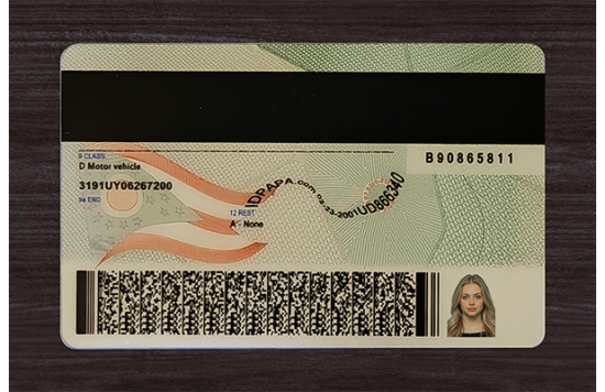 Ohio Fake id front side