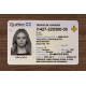 Quebec Fake id front side
