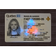 Quebec Fake id front side
