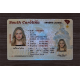 South Carolina Fake id front side