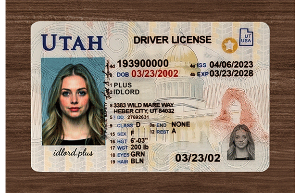Utah Dirvers Licence