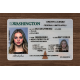 Washington Fake id front side